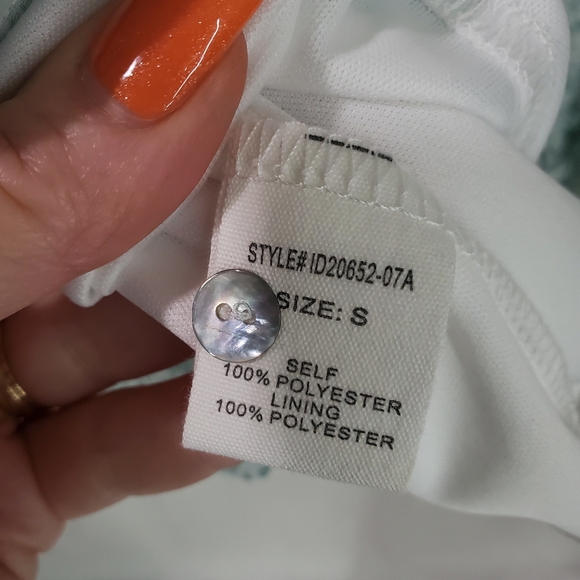 Altar'd State Lisa ditsy floral mini dress light green Size S EUC long Sleeves - Picture 5 of 8